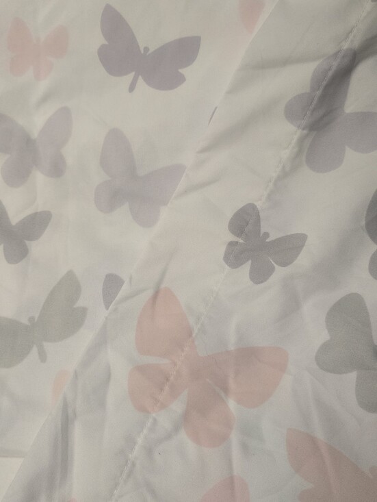 Other - Butterfly Print Twin Flat, Fitted Sheet One Single Standard Pillow Case